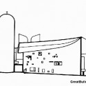 Clássicos da Arquitetura: Capela de Ronchamp / Le Corbusier (13) Fachada Sul