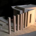 16_memorial do holocausto_maquete_vista lateral Maquete - Vista Lateral 1