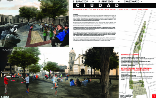 Resultado Concurso Internacional: “Tratamento Integral de 5 Espaços Públicos no Centro Histórico de Lima” (6)