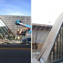 Em construção: Broad Art Museum / Zaha Hadid (2) © Broad Art Museum