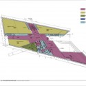 Em construção: Broad Art Museum / Zaha Hadid (23) Planta Térreo