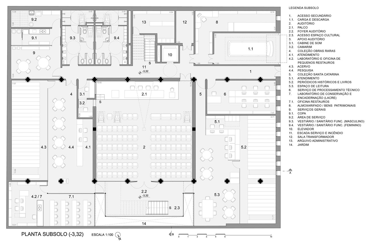 #151515 Galeria de 2º lugar Concurso Público Nacional de Arquitetura para a 1280x838 px Projeto De Arquitetura De Cozinha Industrial #2759 imagens