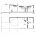 Casa en Gaüses / Bach Arquitectes (12) Planta e Corte