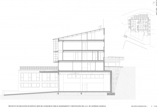 Edifício Sede do Laboratório Subterrâneo da Canfranc / Basilio Tobías (5)