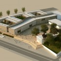 Prêmio Secil Universidades – Arquitetura: Centro Multifuncional e Residência de Estudantes / Simão Silveira Botelho (1) Axonometria Geral