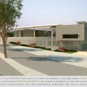 Prêmio Secil Universidades – Arquitetura: Centro Multifuncional e Residência de Estudantes / Simão Silveira Botelho (4) Perspectiva Fachadas Sul e Nascente