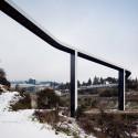 Ponte de pedestres sobre a Ribeira da Carpinteira / Carrilho da Graça Arquitectos (1) © FG + SG - Fernando Guerra, Sergio Guerra