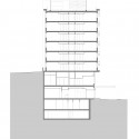 Centro Cívico do Pragal e Almada Business Hotel / NLA - Nuno Leónida Arquitectos (1) Corte