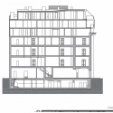 Renovação e Ampliação: Margaretenstrase 9 / Josef Weichenberger Architects (20) Corte 1
