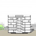 1º lugar - Concurso Aberto Internacional Escola Amstetten / Atelier Thomas Pucher (10) Corte 2