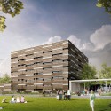 1º lugar - Concurso Aberto Internacional Escola Amstetten / Atelier Thomas Pucher (4) © Bernhard Luthringshausen, Jan Schrader, MISS3