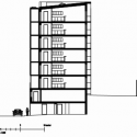 Residência de Estudantes em Estocolmo / Scheiwiller Svensson Arkitektkontor (3) Corte 1