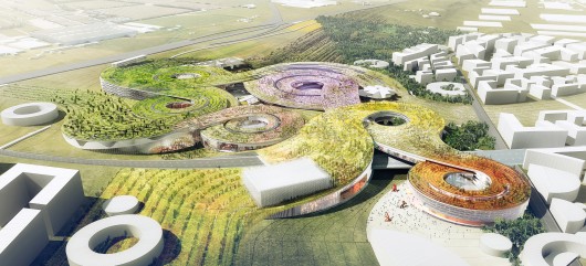 Europa City / Manuelle Gautrand Architecture (1) © Luxigon