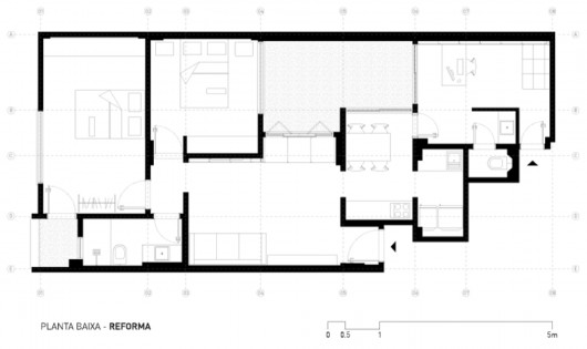 Apartamento da Atriz / 0E1 Arquitetos (1)