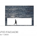 Loja Volume B / Studio MK27 – Marcio Kogan (8) Fachada para o pátio