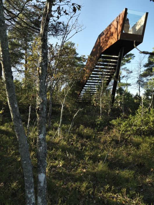 Escada da Floresta em Stokke / Saunders Architecture (6) © Bent René Synnevåg
