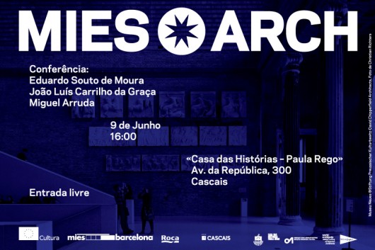 Conferência Prêmio Mies van der Rohe 2011 com Eduardo Souto de Moura, Carrilho da Graça e Miguel Arruda (1) Cartaz
