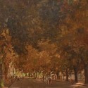 Foto Divulgação - Avenida São Jerônimo, óleo sobre tela