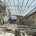 Cobertura das Ruínas Arqueológicas da Abadia de St. Maurice / Savioz Fabrizzi Architectes (14) © Thomas Jantscher