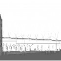 Cobertura das Ruínas Arqueológicas da Abadia de St. Maurice / Savioz Fabrizzi Architectes (1) Corte