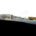 1° Lugar: Centro da Cidade de Klaksvík / Henning Larsen Architects (11) Corte 3