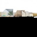 1° Lugar: Centro da Cidade de Klaksvík / Henning Larsen Architects (9) Corte 1