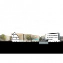 1° Lugar: Centro da Cidade de Klaksvík / Henning Larsen Architects (10) Corte 2
