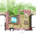 Casa em Caconde / Hiperstudio (10) Croquis área externa