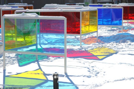 "Éclats de verre": vidros quebrados de luz / Atomic3 (5)