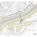 Passarela para pedestres sobre o rio Segre, Lleida / Ravetllat Ribas Arquitectos (19) Implantação