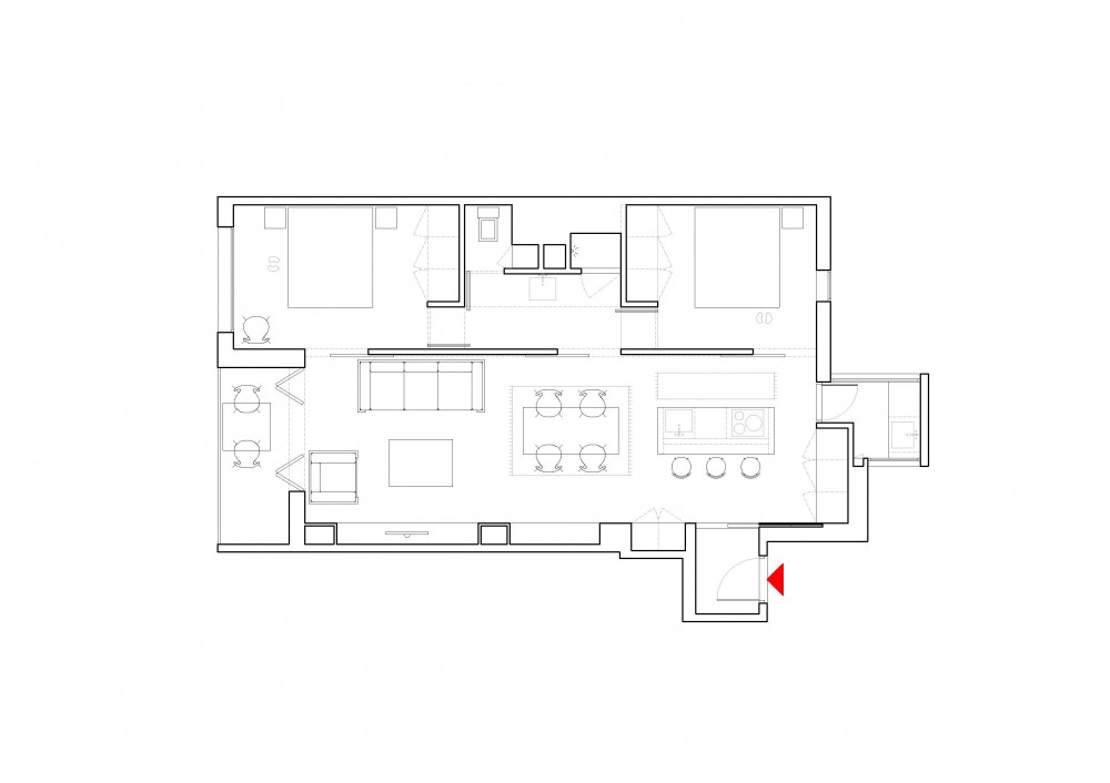 Apartamento com Veladuras / Sergio Pons