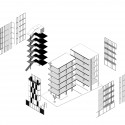 Edifício 03 98 / Espinoza Carvajal Arquitectos (14) Axonométrica