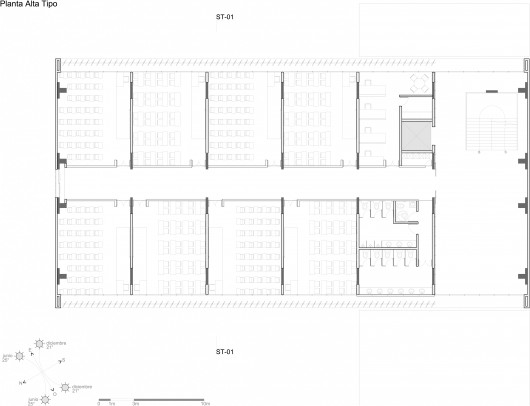 Salas de aula Universidade de Cuenca / Javier Durán (3)