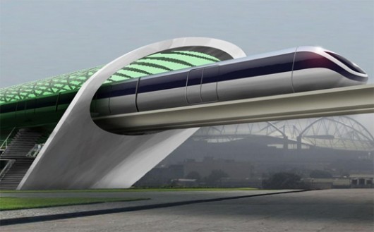 Elon-Musk-Hyperloop-Aeromovel-concept-thumb-550xauto-96152 Uma renderização conceitual para o Aeromóvel, um sistema Elon Musk semelhante à sua Hyperloop. Foto via Dvice.
