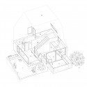 JustK House / Martenson and Nagel Theissen Architecture (19) Axonométrica