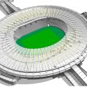 Estádios da Copa 2014: O Estádio da Final da Copa do Mundo de 2014 - Maracanã / Fernandes Arquitetos Associados (5) Planta Cobertura