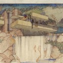 Os Arquivos de Frank Lloyd se mudam para Nova Iorque (2) Fallingwater Edgar J. Kaufmann House, Mill Run, PA. 1934-37.