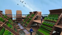 O Projeto de Maa-Bara, um 2013 Vencedor do Prêmio SEED, capacita os alunos no Quênia para usar sucatas da cozinha e  tecnologia de baixo custo para cultivarem os seus próprios alimentos © Foto cortesia de Maa-Bara