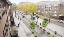 Ciclovias segregadas na Rua Royal College, Londres. Fonte da imagem: gizmag.com